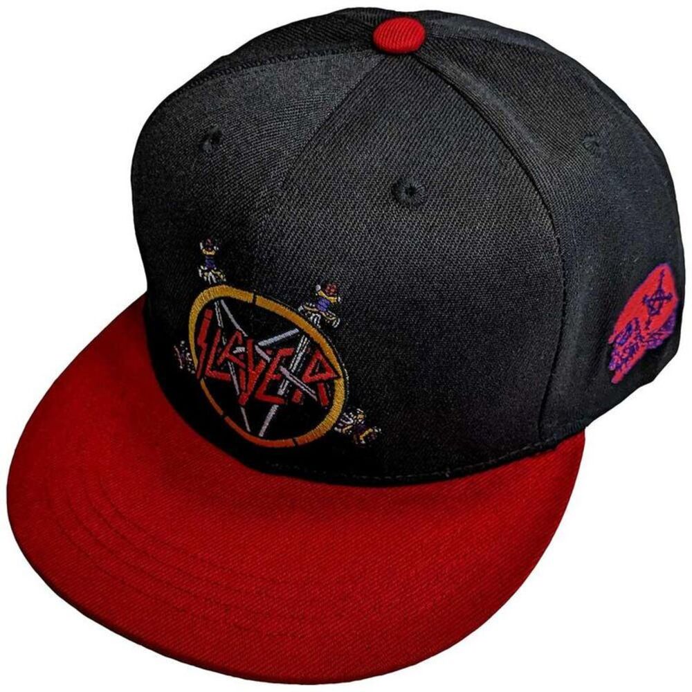Slayer Unisex Adult Hell Awaits  Baseball Cap / Red/Black